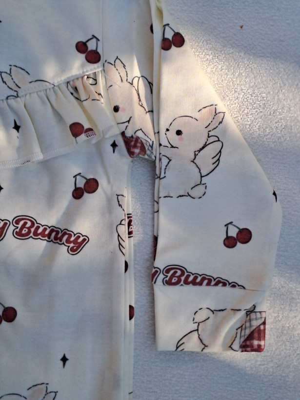 ست بلوز شلوار راحتی طرح گیلاس🍒