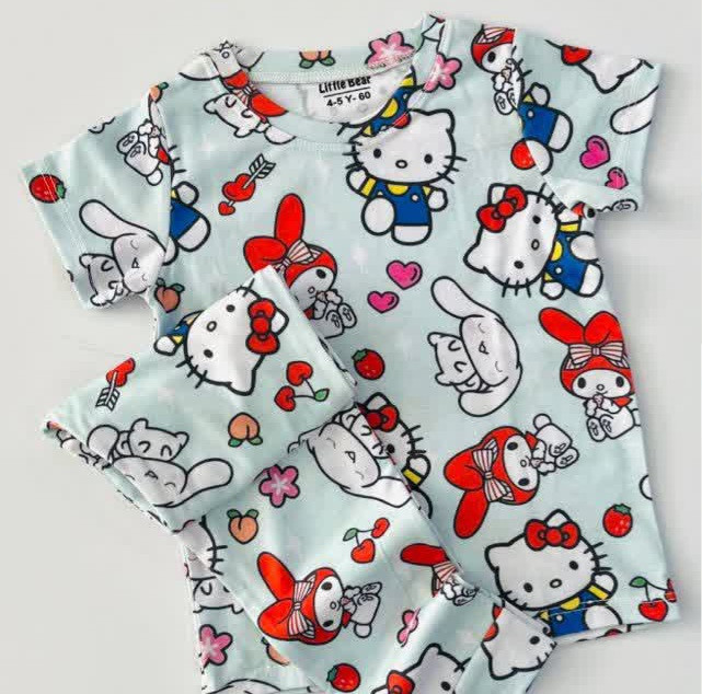 تخفیف ویژه ست تیشرت شلوار راحتی کودک کودک نوجوان little bear