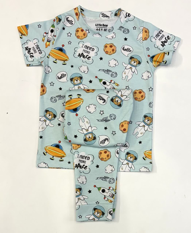 تخفیف ویژه ست تیشرت شلوار راحتی کودک کودک نوجوان little bear